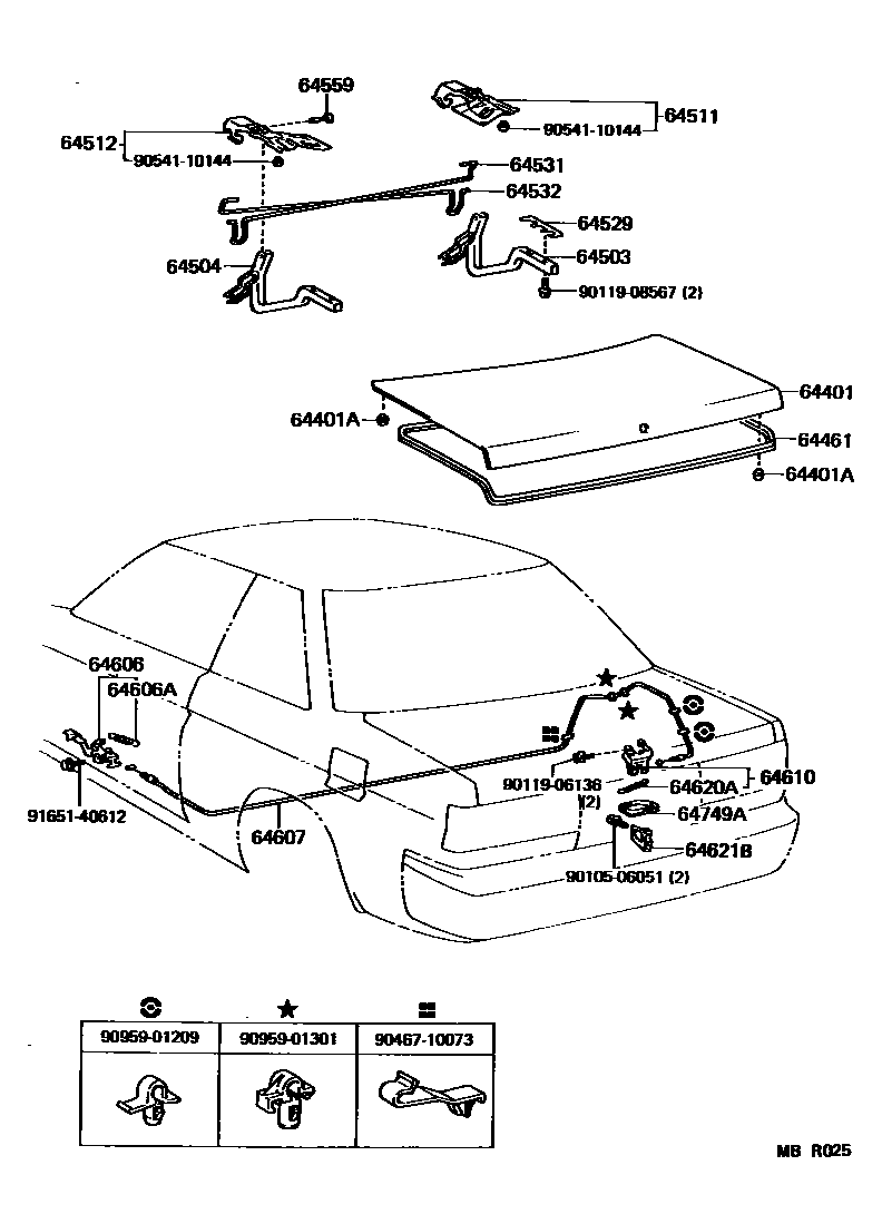 6105 — LUGGAGE COMPARTMENT DOOR & LOCK