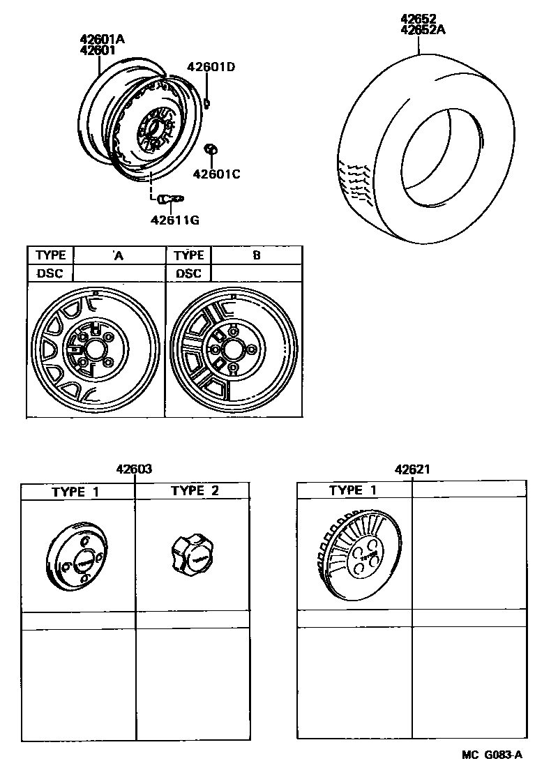 4103 — DISC WHEEL & WHEEL CAP