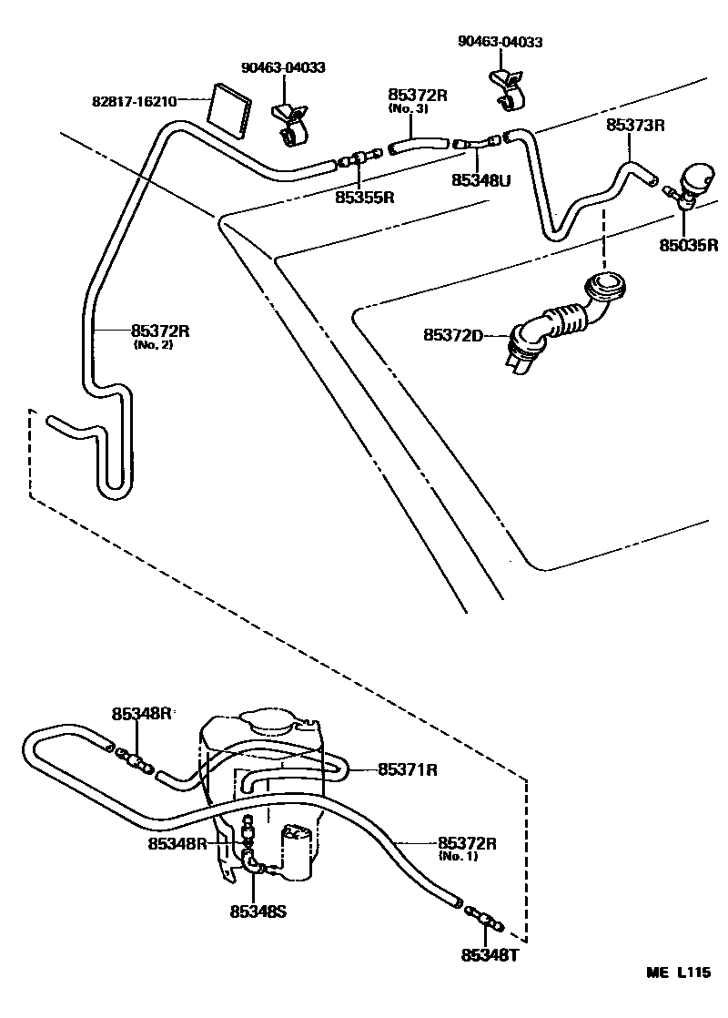 8504 — REAR WASHER