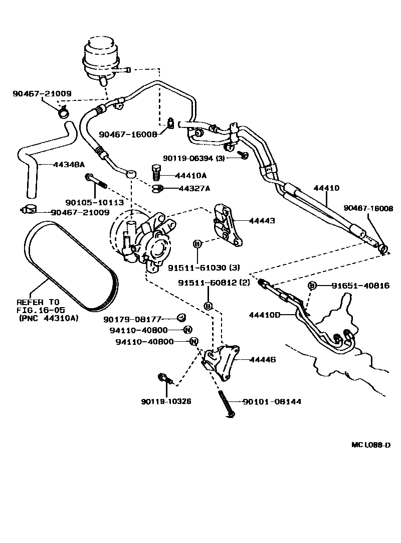 4503 — POWER STEERING TUBE