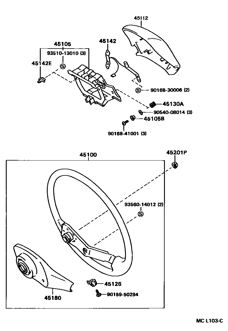 4504 — STEERING WHEEL