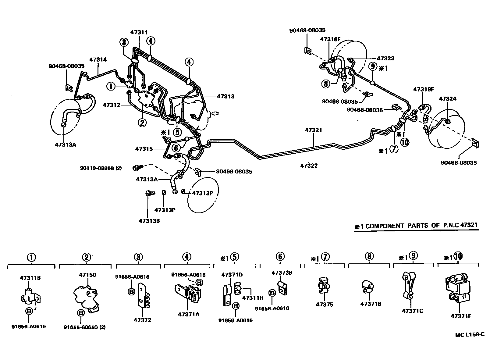 4708 — BRAKE TUBE & CLAMP
