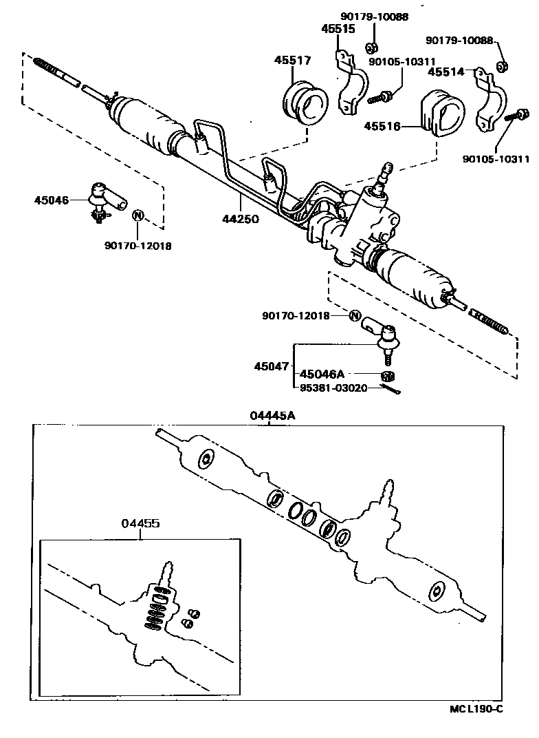 4505 — FRONT STEERING GEAR & LINK