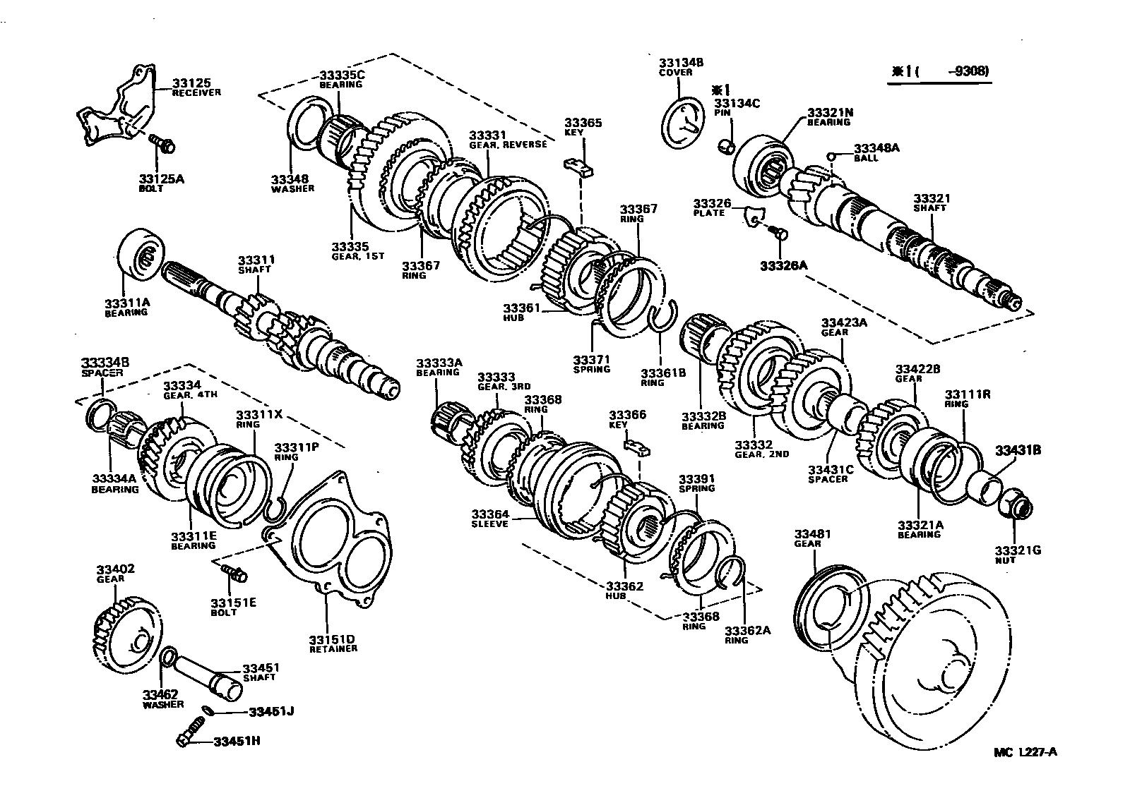 3305 — TRANSMISSION GEAR (MTM)