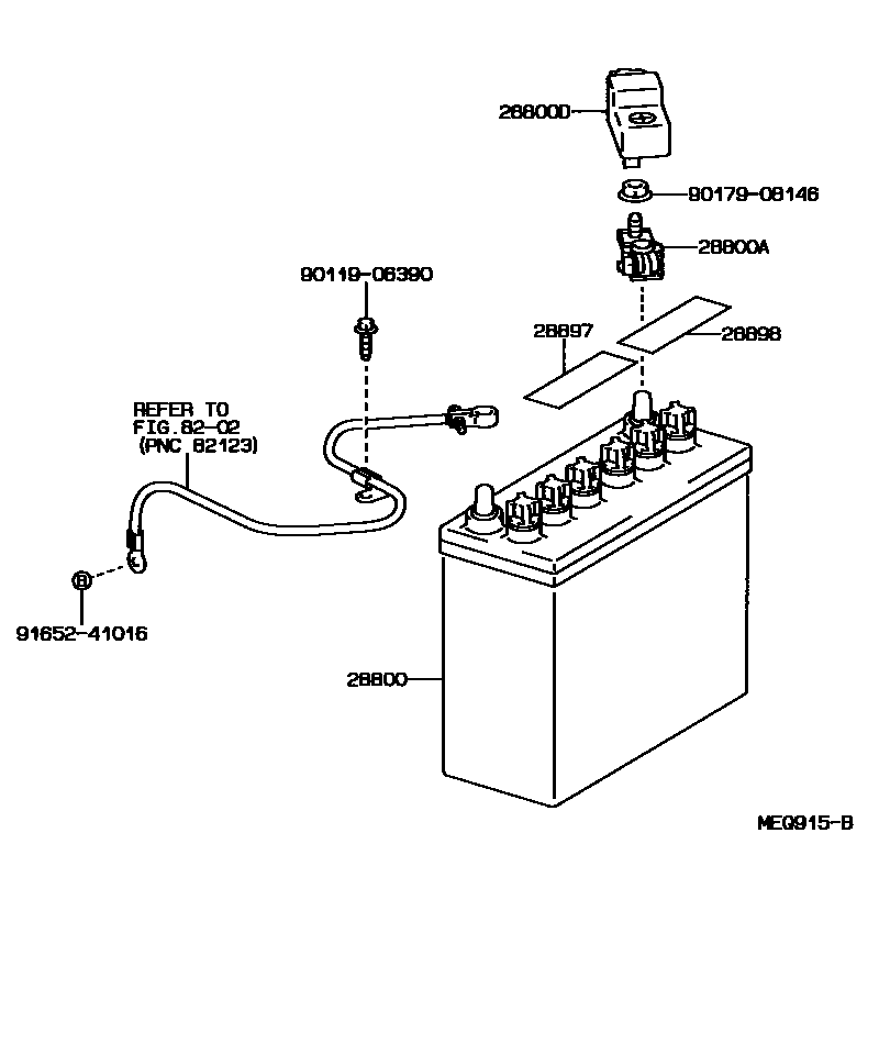 8201 — BATTERY & BATTERY CABLE