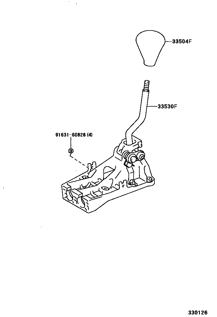 3312 — SHIFT LEVER & RETAINER