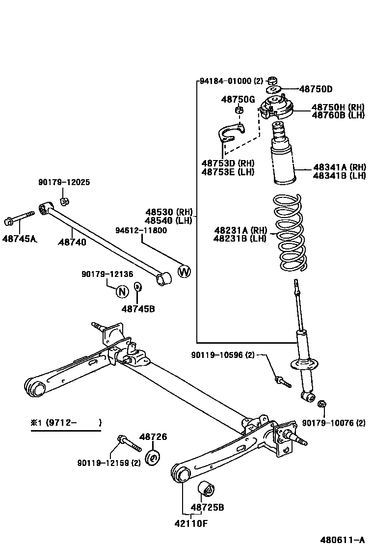 4804 — REAR SPRING & SHOCK ABSORBER