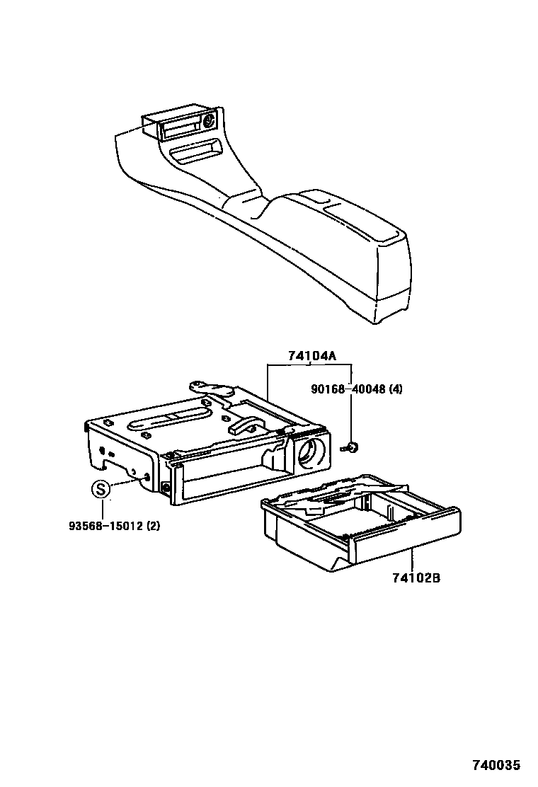 7404 — ASH RECEPTACLE