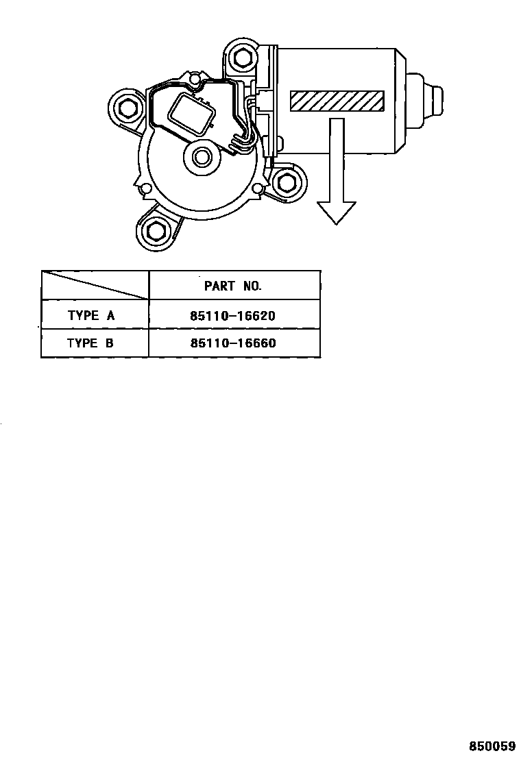8501 — WINDSHIELD WIPER