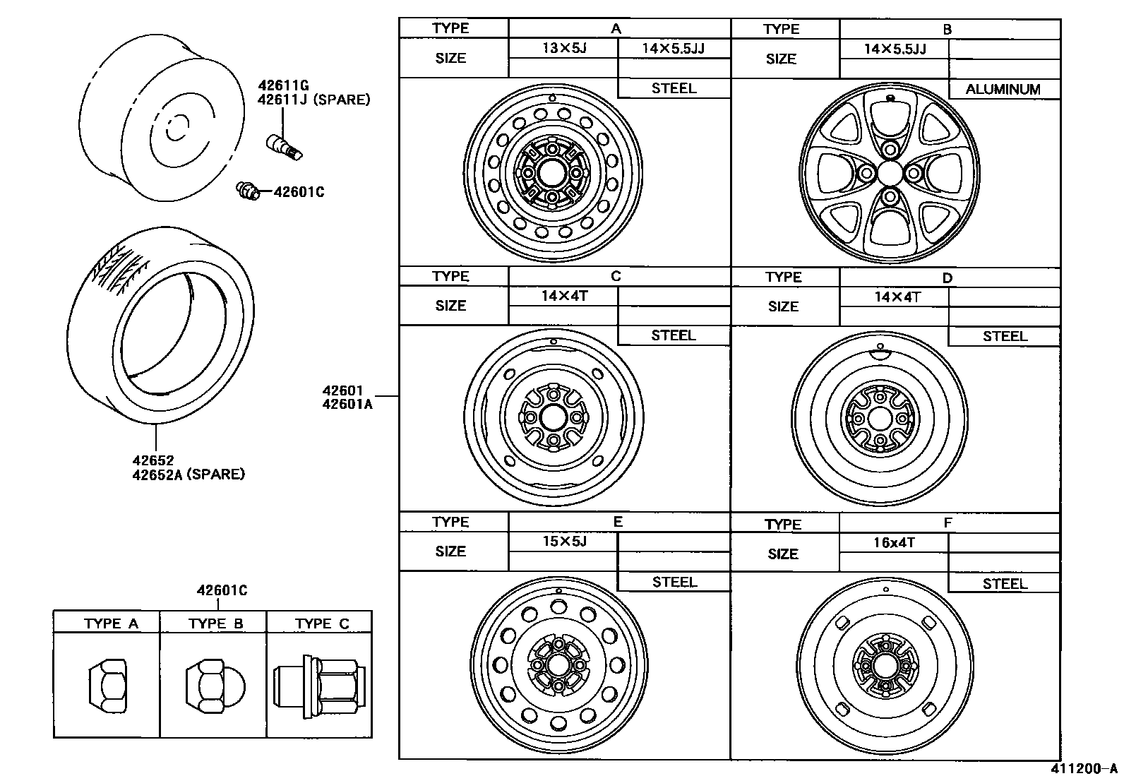 4103 — DISC WHEEL & WHEEL CAP