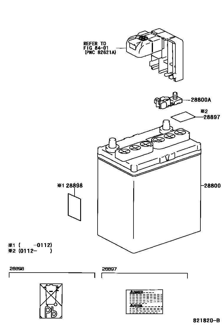 8201 — BATTERY & BATTERY CABLE