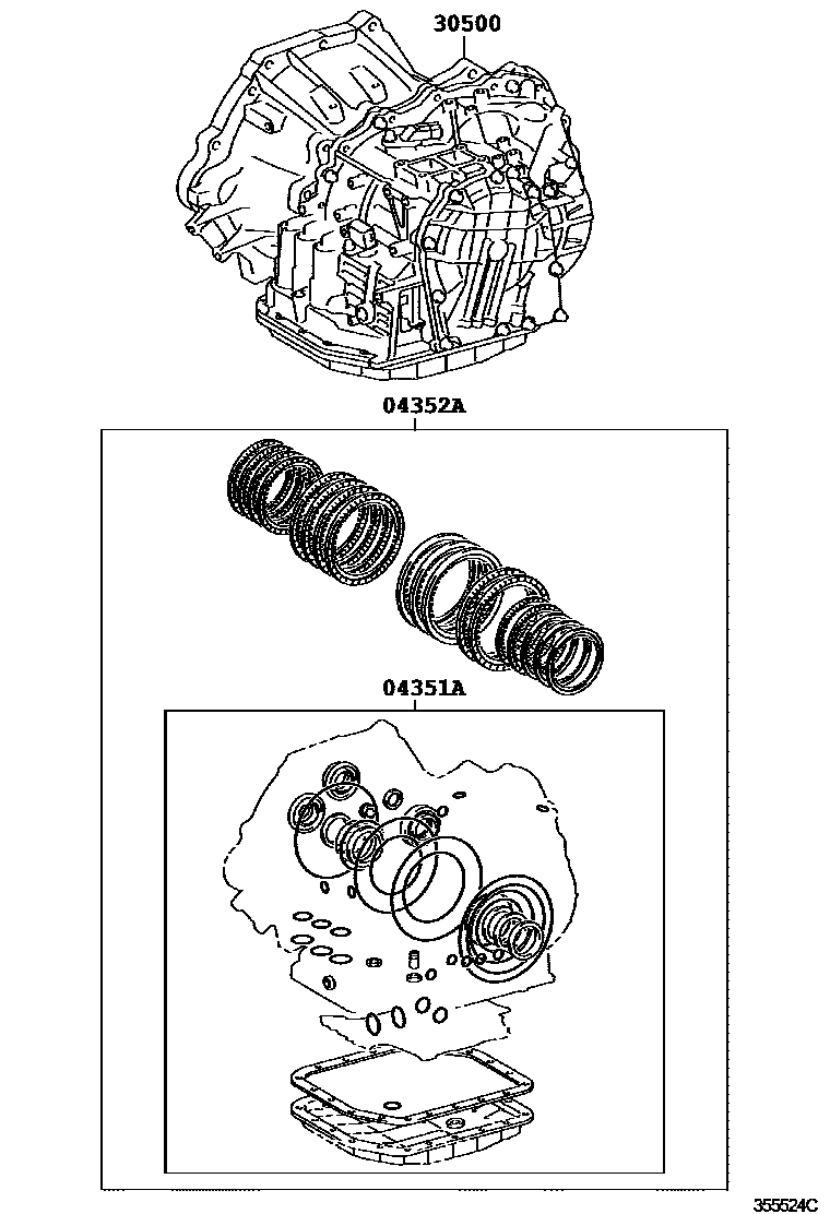 3501 — TRANSAXLE OR TRANSMISSION ASSY & GASKET KIT (ATM)