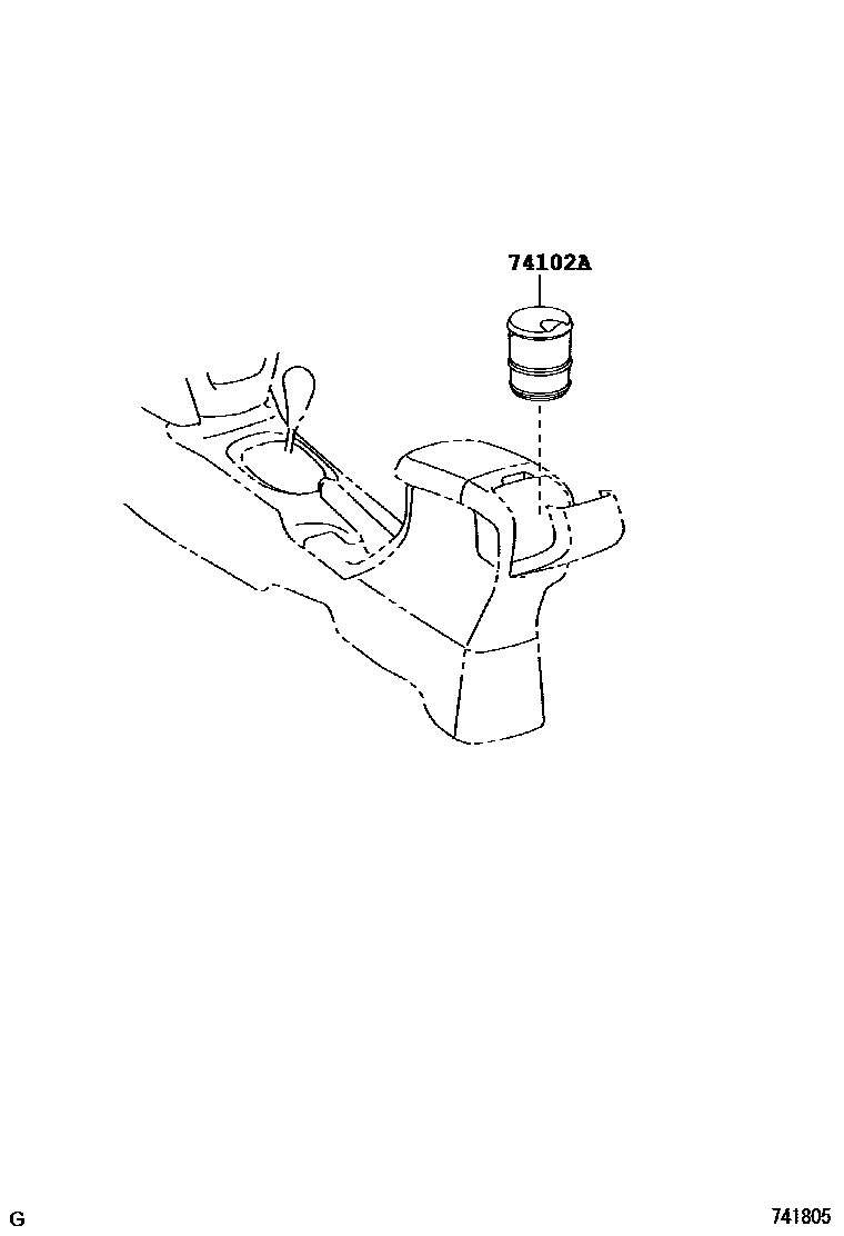 7404 — ASH RECEPTACLE