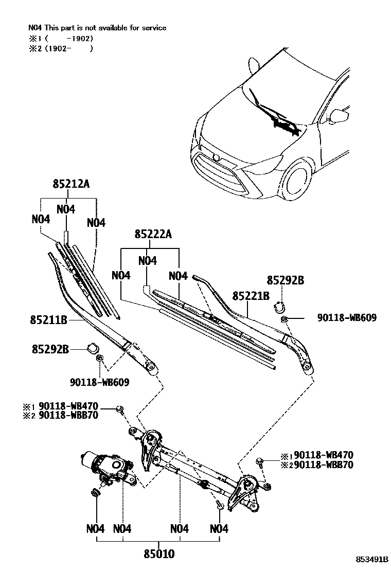 8501 — WINDSHIELD WIPER