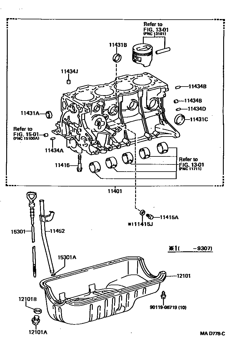 1105 — CYLINDER BLOCK