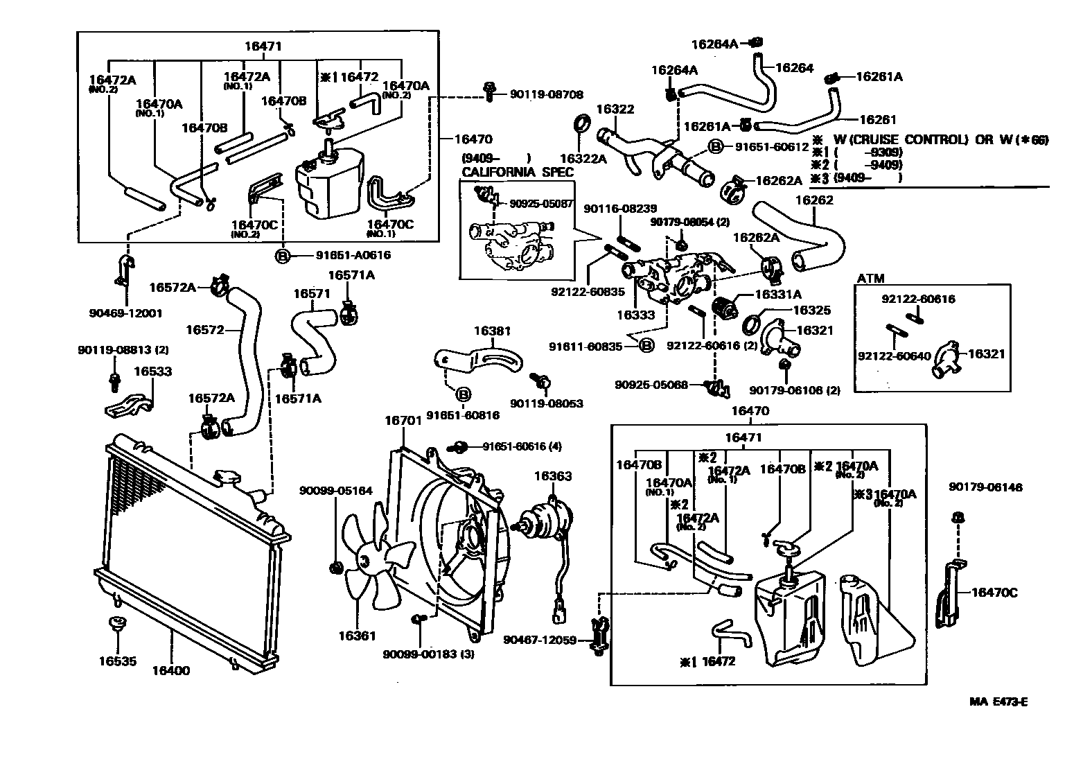 1603 — RADIATOR & WATER OUTLET