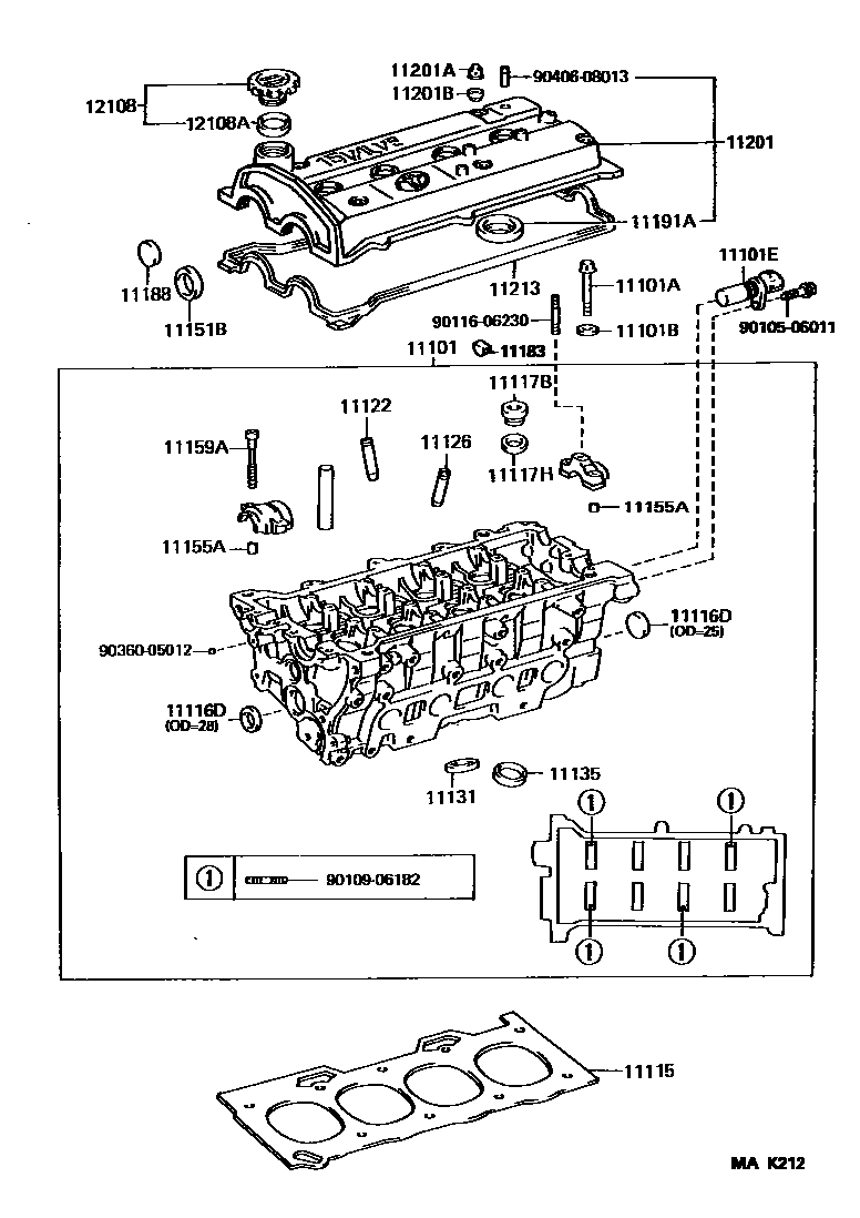 1104 — CYLINDER HEAD