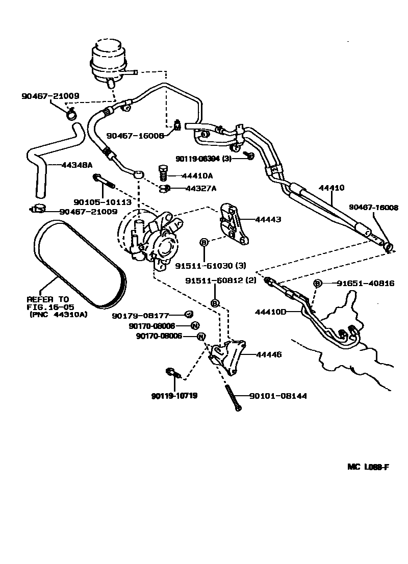 4503 — POWER STEERING TUBE