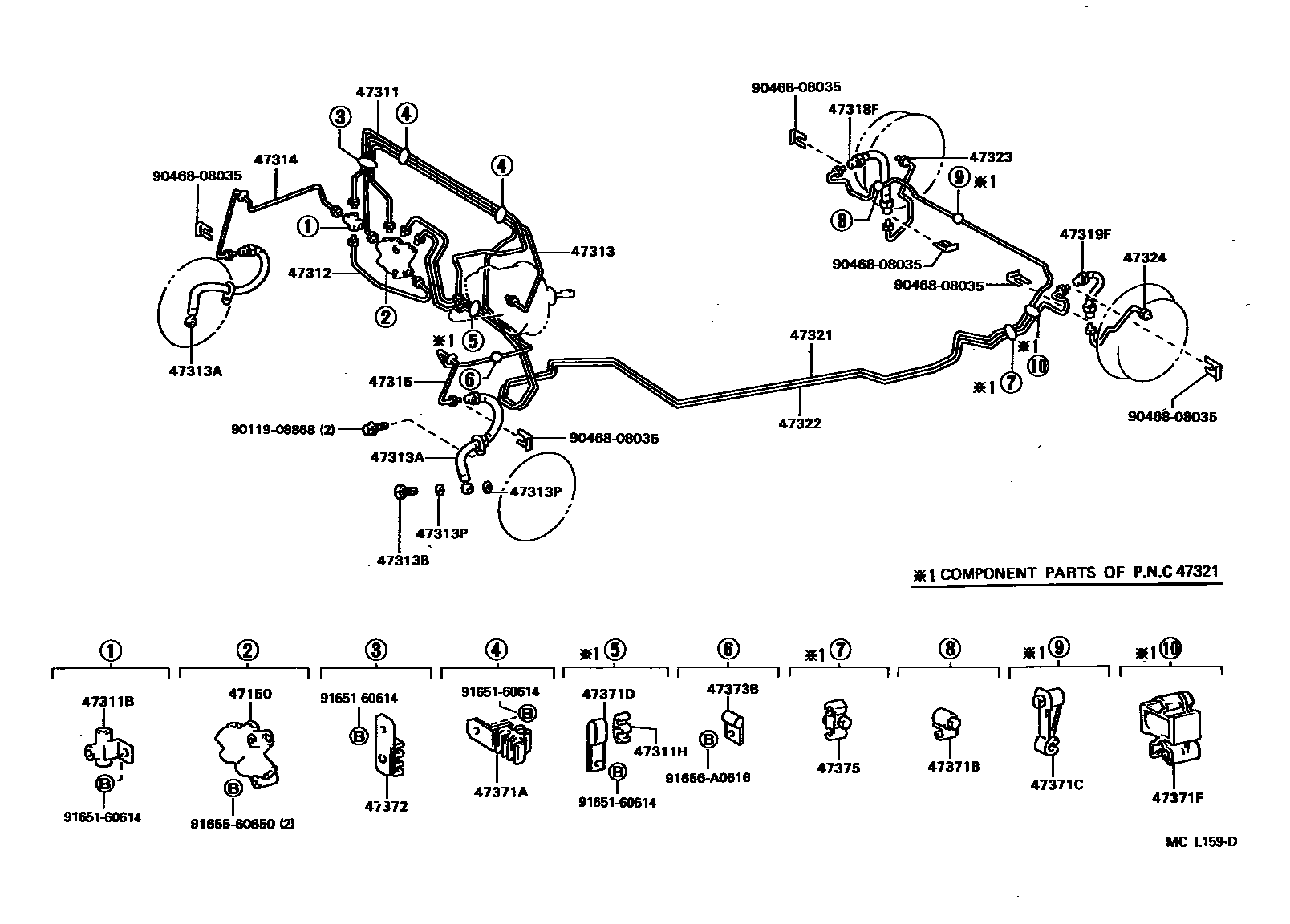 4708 — BRAKE TUBE & CLAMP