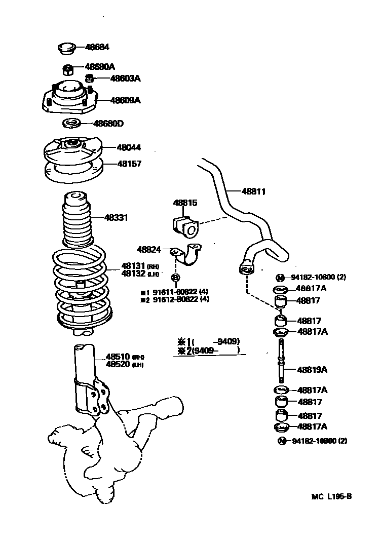 4803 — FRONT SPRING & SHOCK ABSORBER
