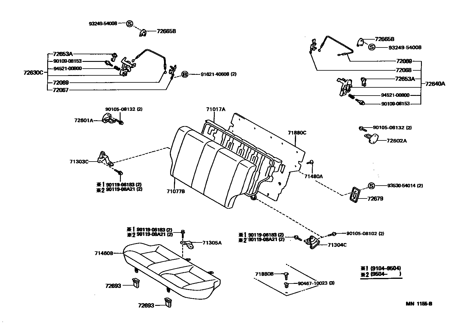 7102 — REAR SEAT & SEAT TRACK