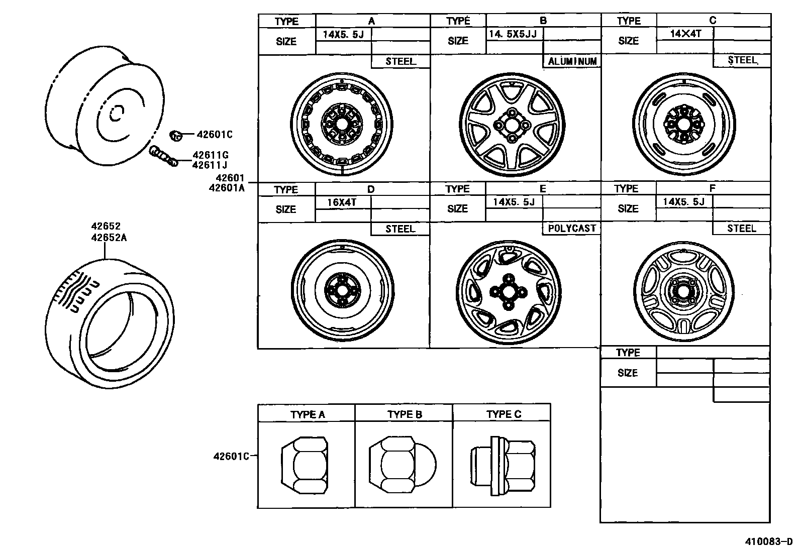 4103 — DISC WHEEL & WHEEL CAP