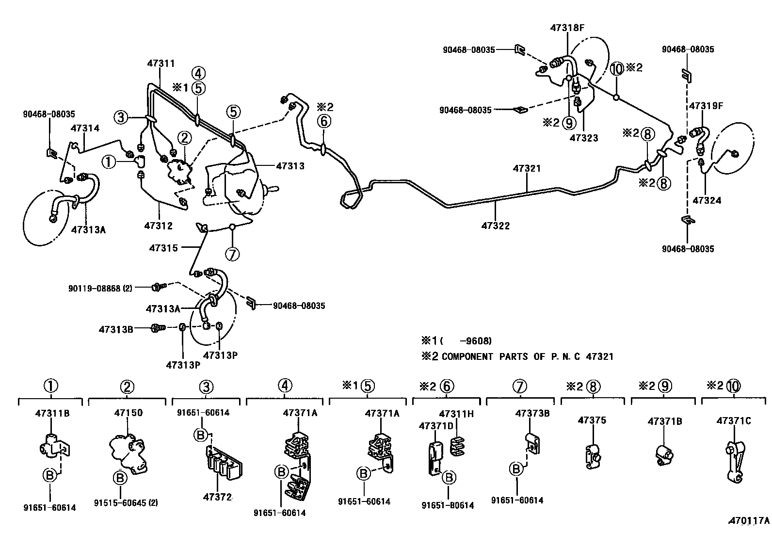 4708 — BRAKE TUBE & CLAMP