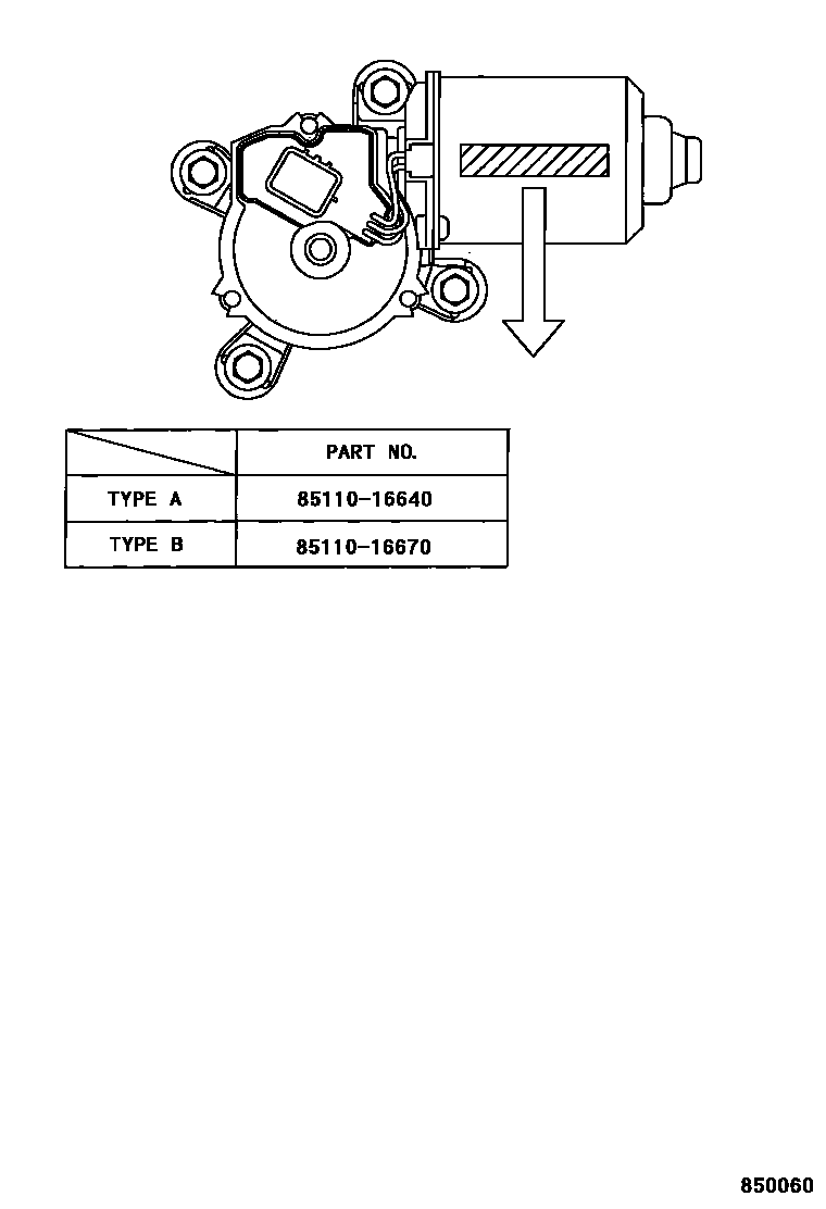 8501 — WINDSHIELD WIPER