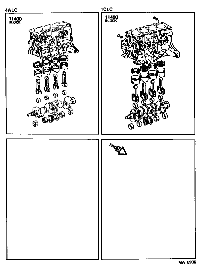 1102 — SHORT BLOCK ASSEMBLY