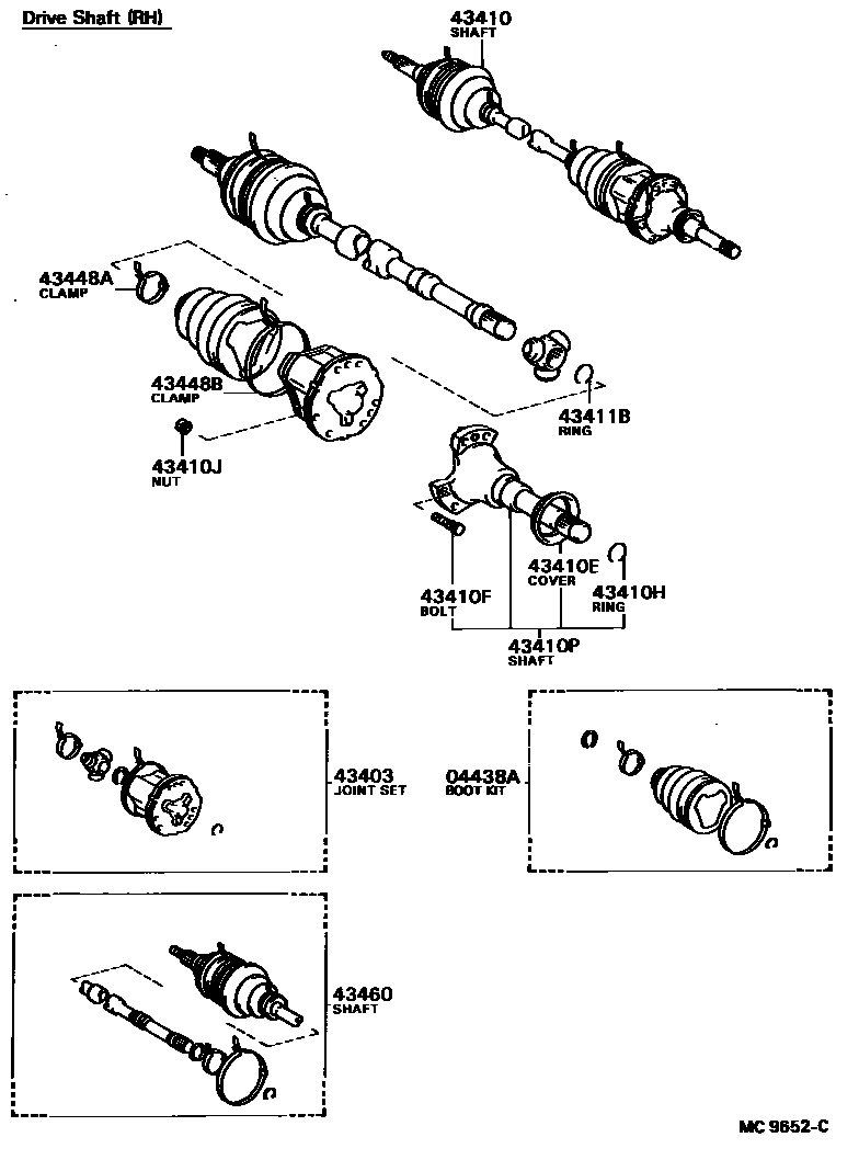 4302 — FRONT DRIVE SHAFT