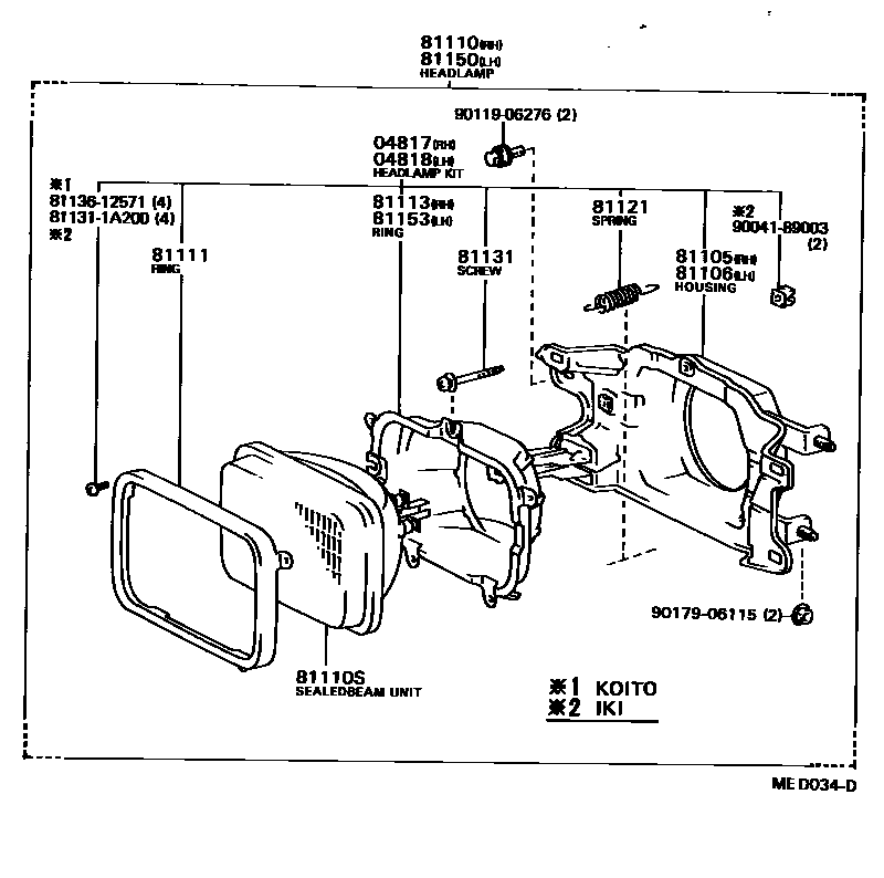 8101 — HEADLAMP