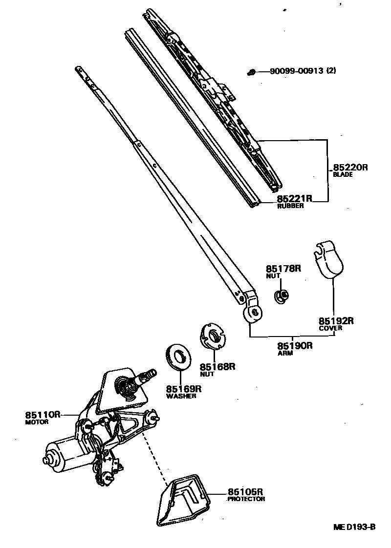 8502 — REAR WIPER