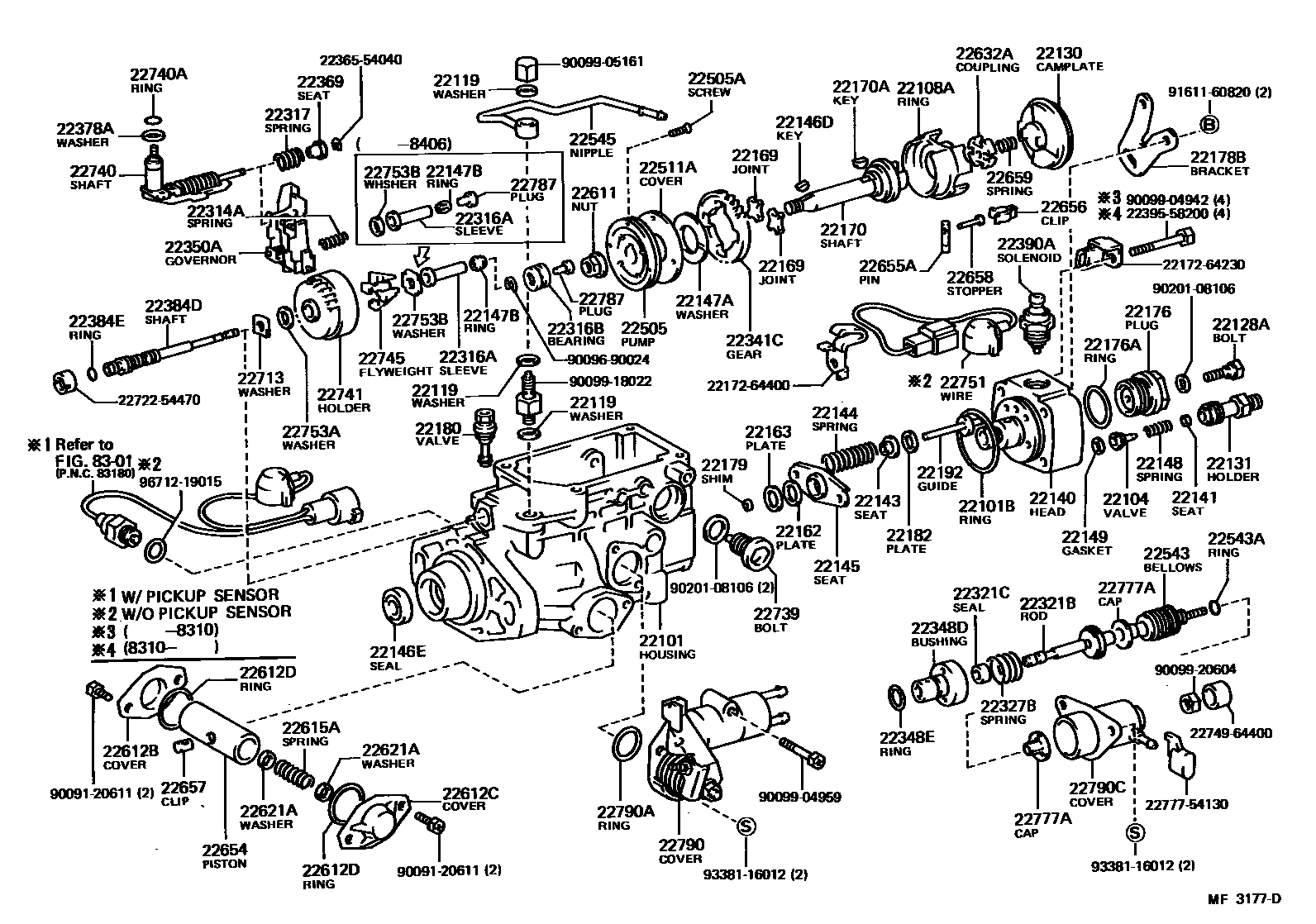 2203 — INJECTION PUMP BODY