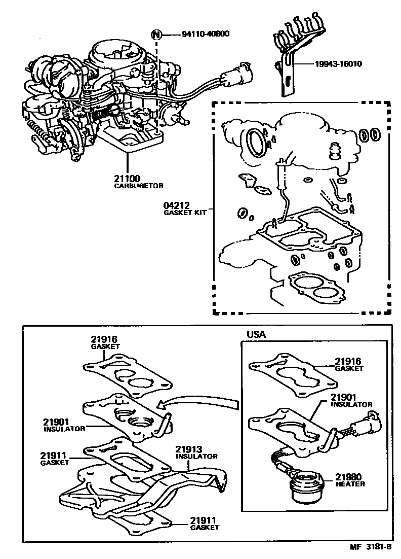 2102 — CARBURETOR ASSEMBLY