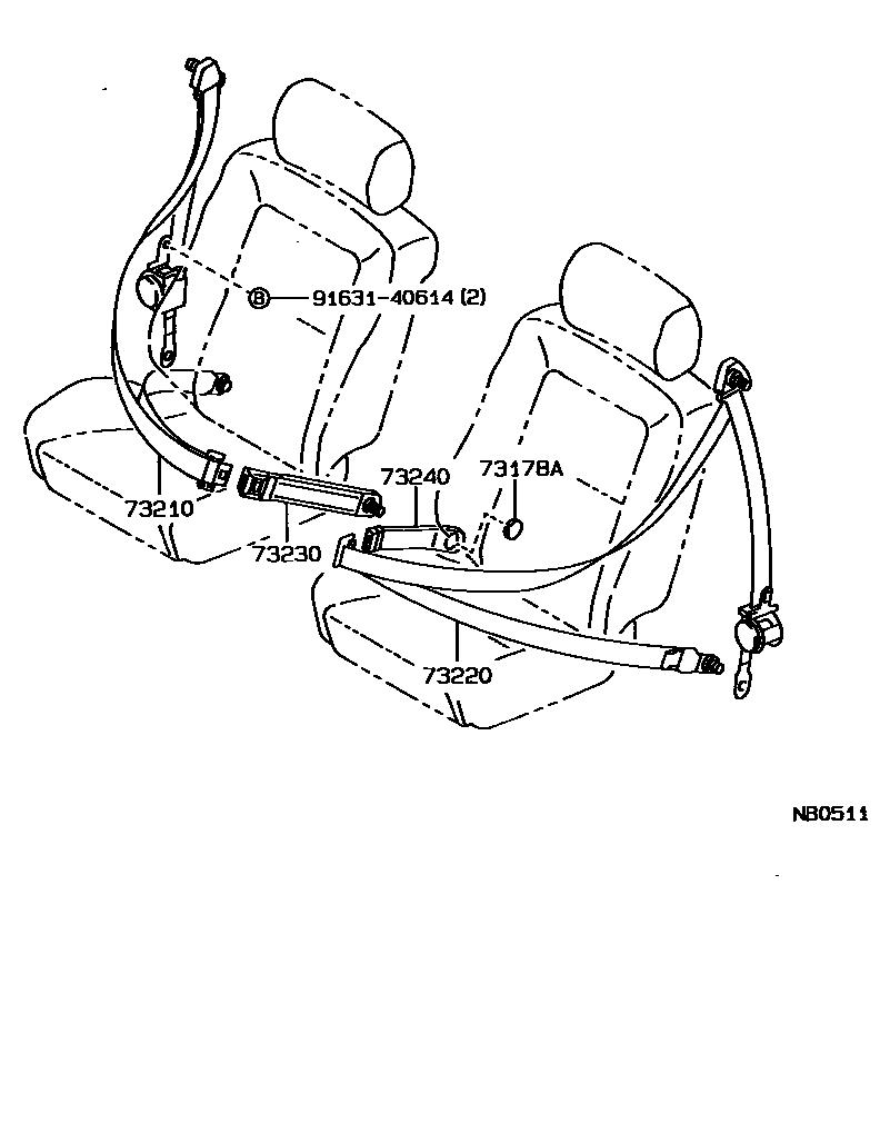 7104 — SEAT BELT & CHILD RESTRAINT SEAT
