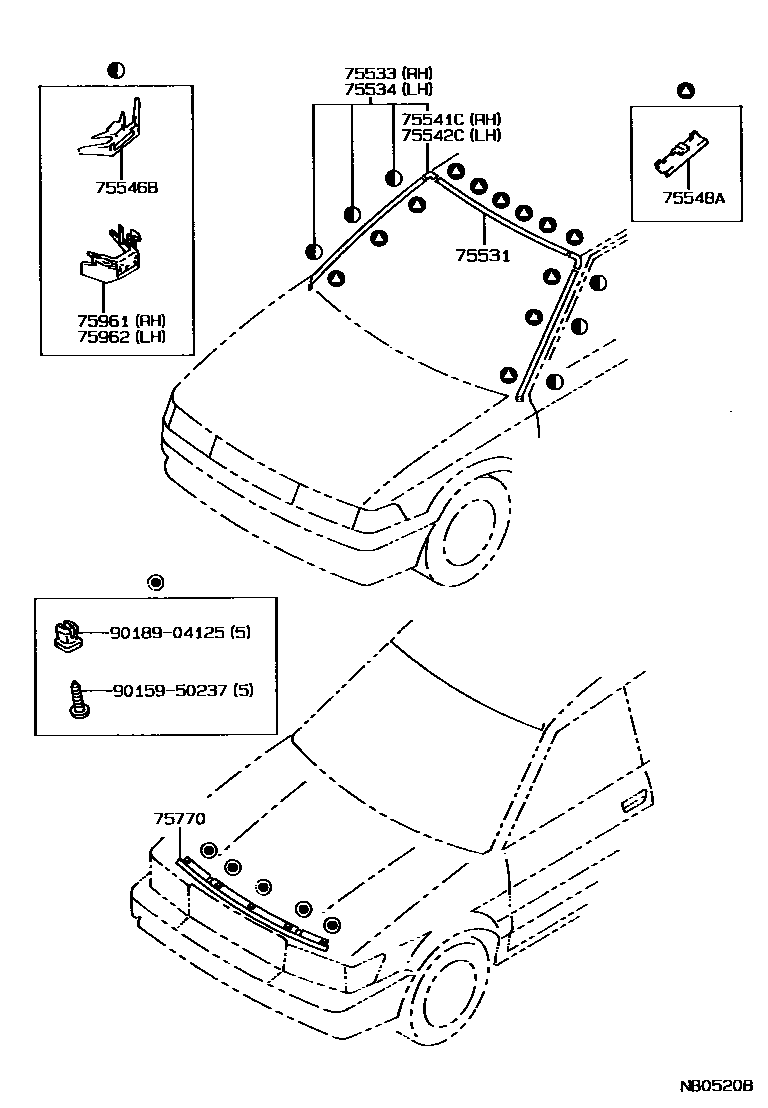 7502 — FRONT MOULDING