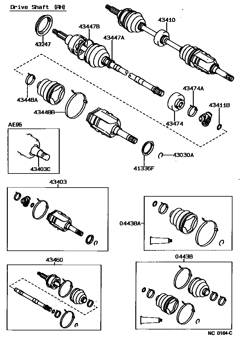 4302 — FRONT DRIVE SHAFT