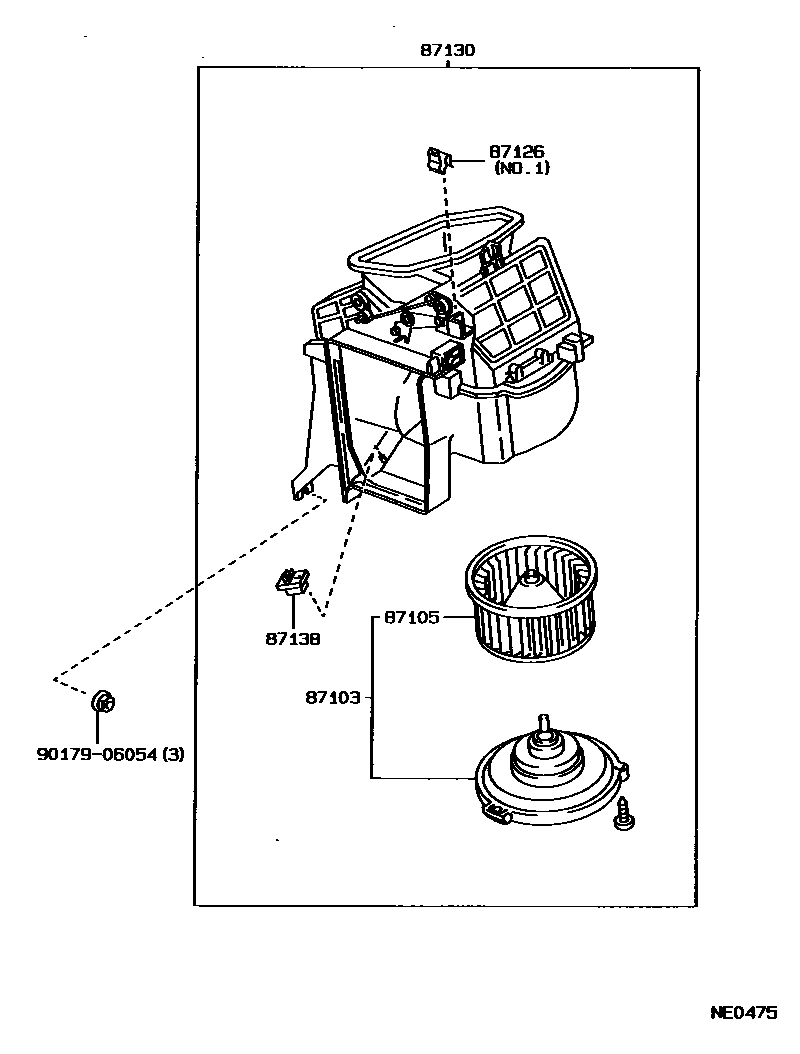 8712 — HEATING & AIR CONDITIONING - HEATER UNIT & BLOWER