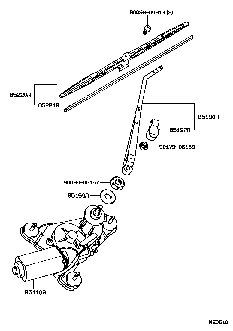 8502 — REAR WIPER