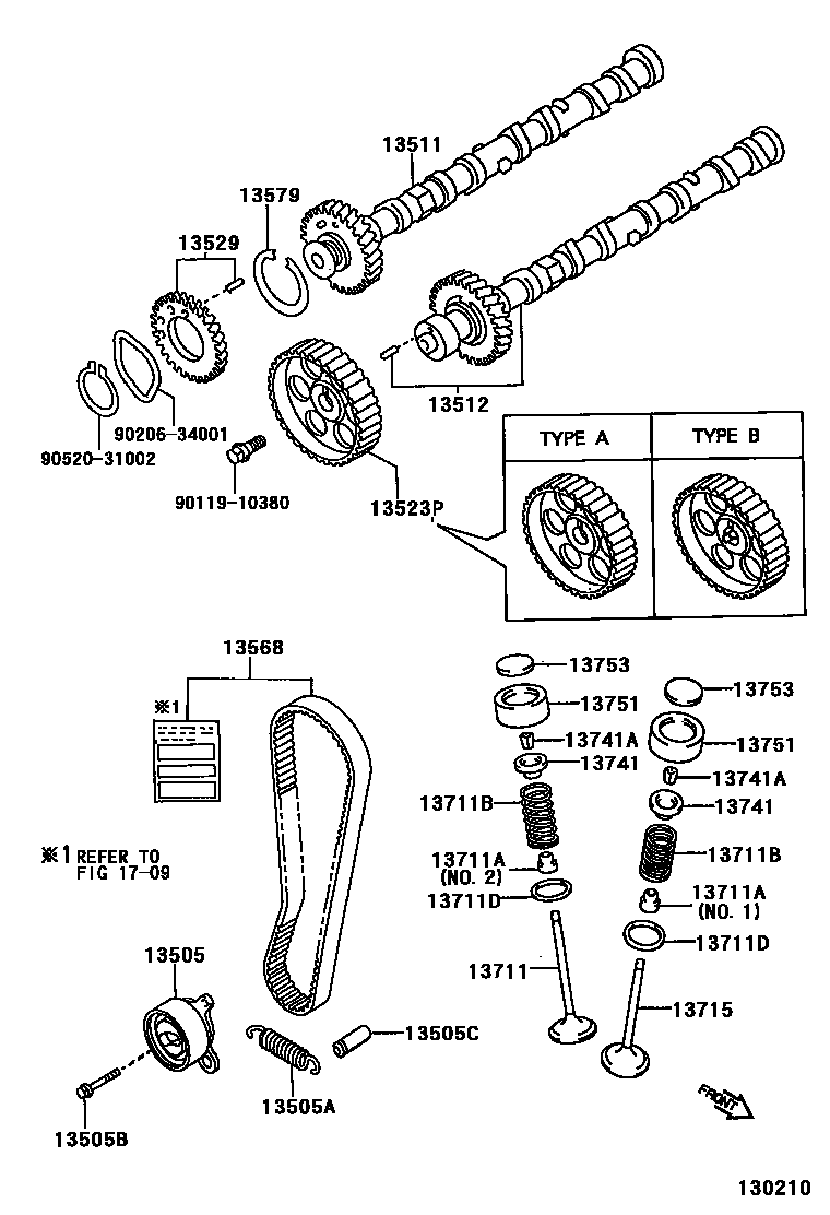 1302 — CAMSHAFT & VALVE