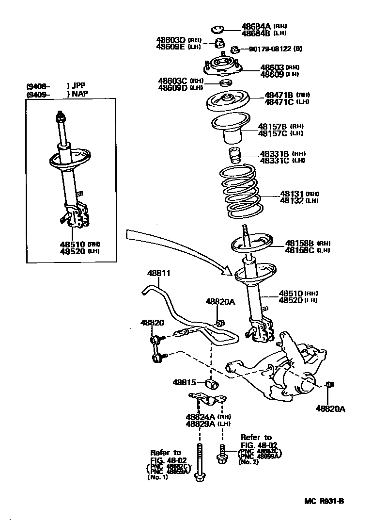 4803 — FRONT SPRING & SHOCK ABSORBER
