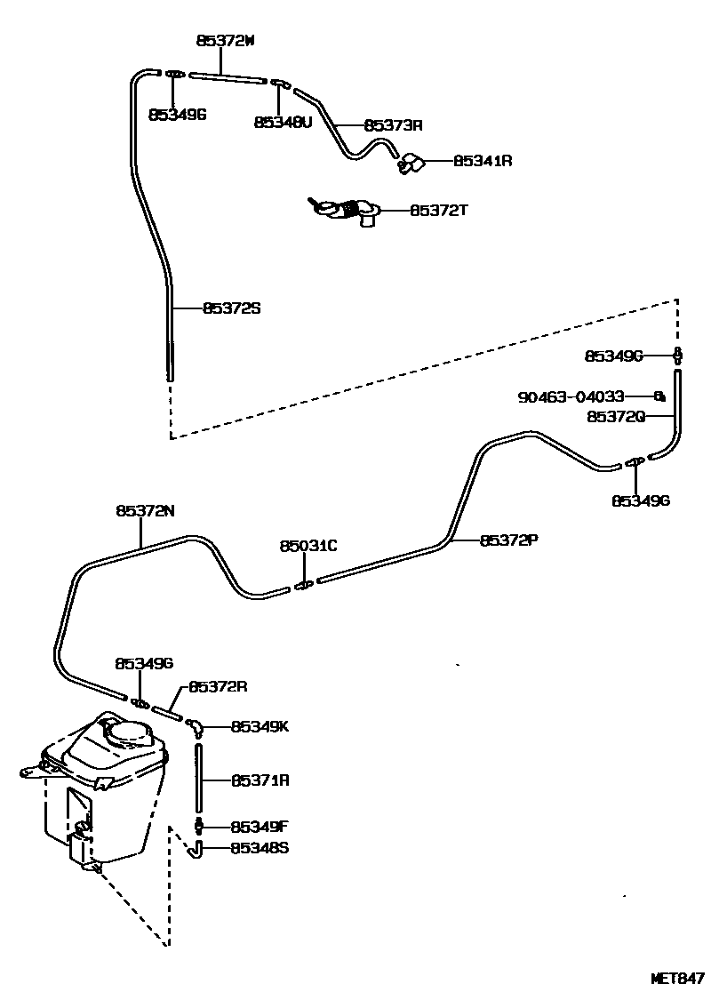 8504 — REAR WASHER