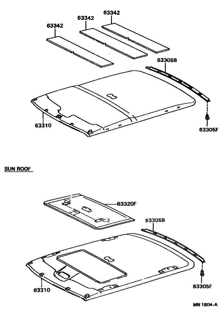 6402 — ROOF HEADLINING & SILENCER PAD