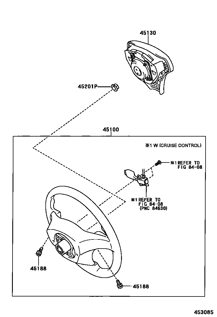 4504 — STEERING WHEEL