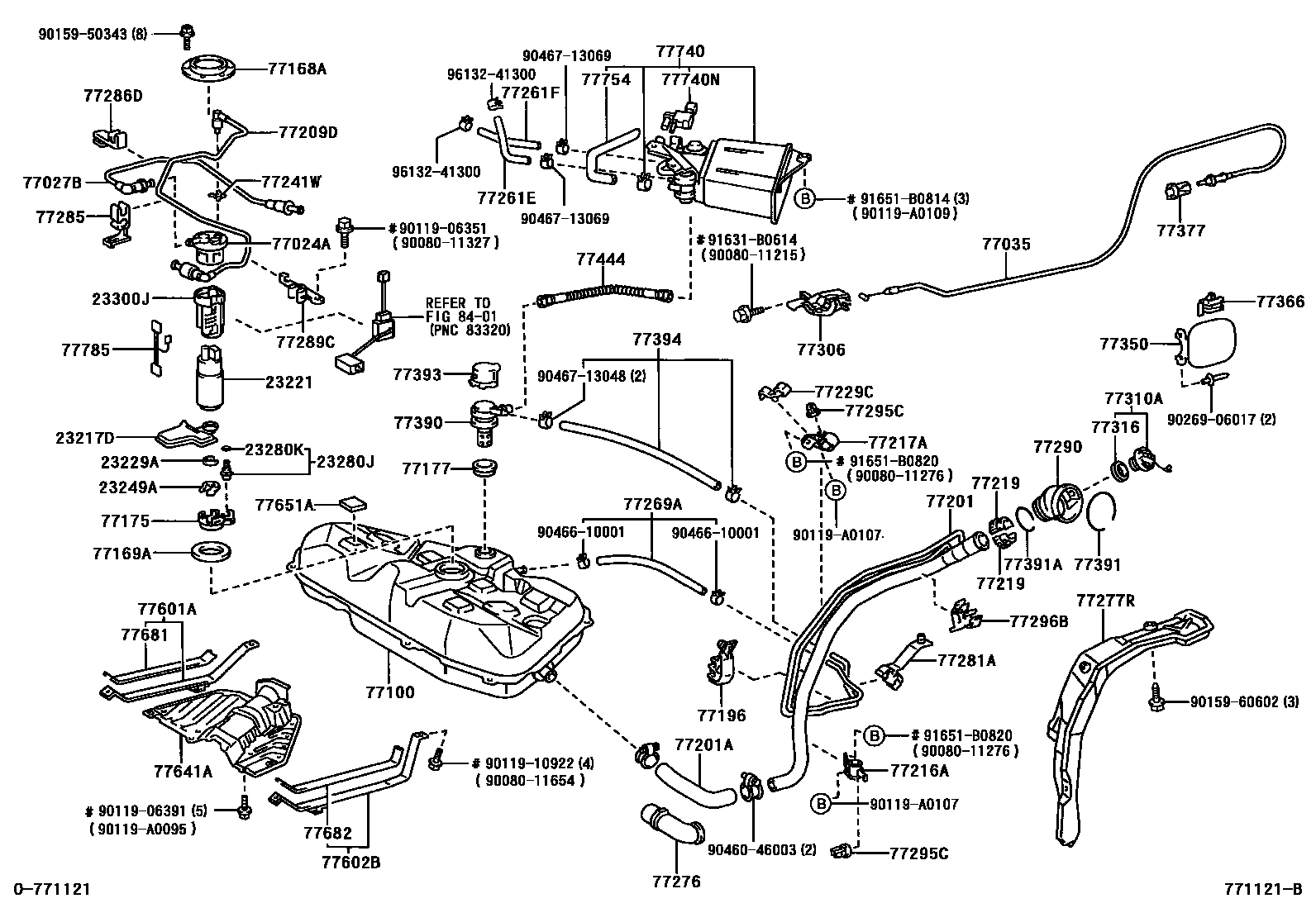 7701 — FUEL TANK & TUBE
