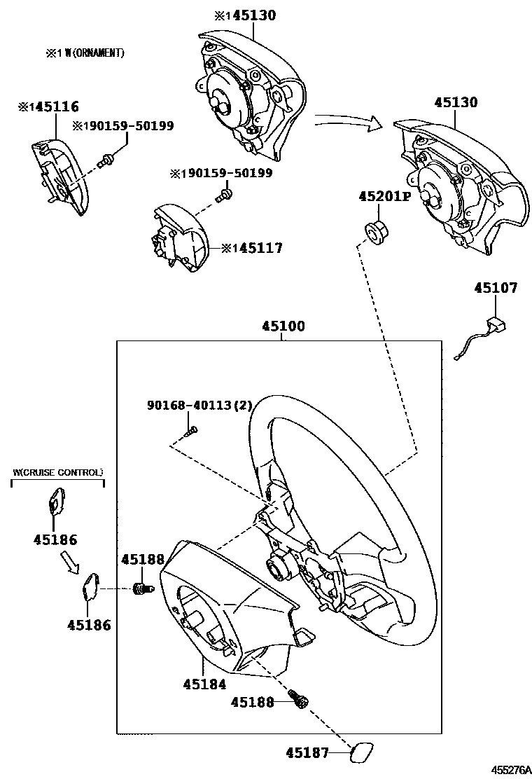 4504 — STEERING WHEEL