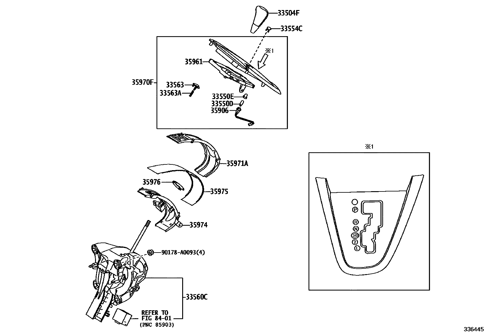 3312 — SHIFT LEVER & RETAINER