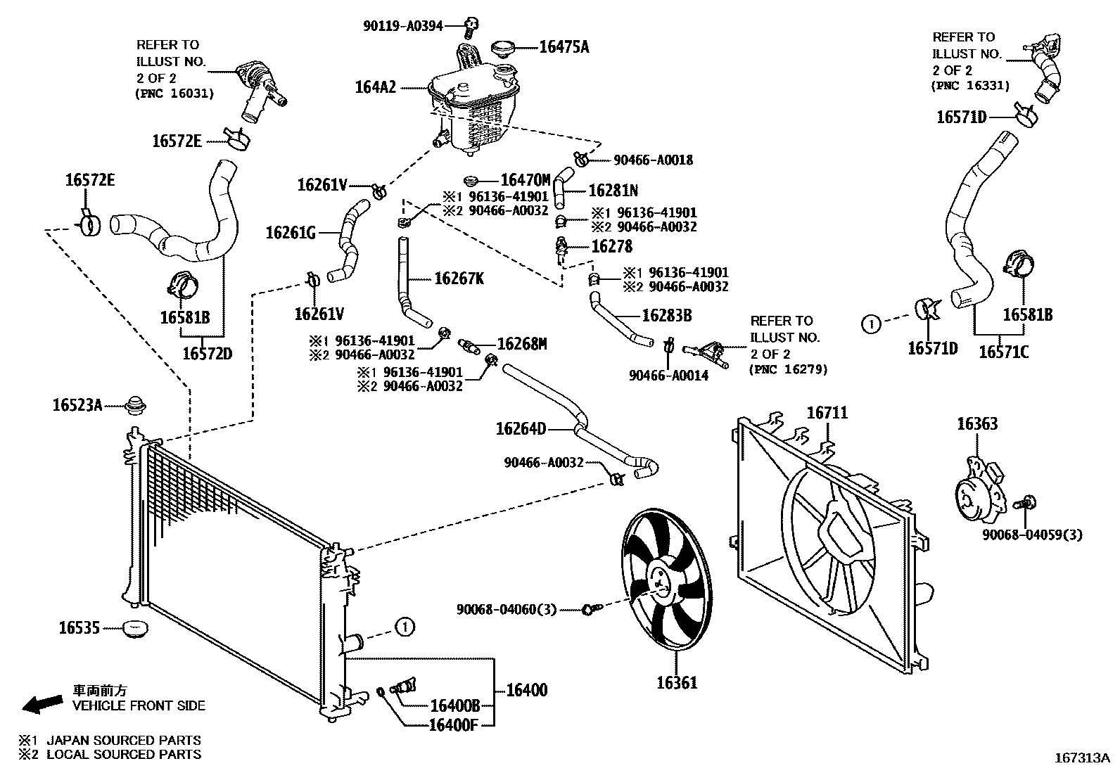 1603 — RADIATOR & WATER OUTLET