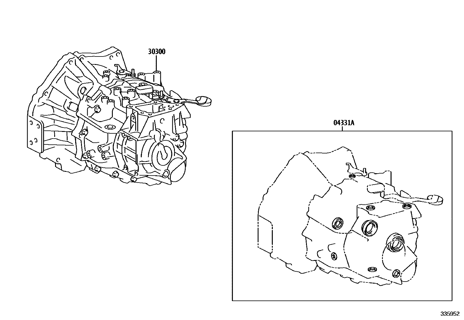 3301 — TRANSAXLE OR TRANSMISSION ASSY & GASKET KIT (MTM)