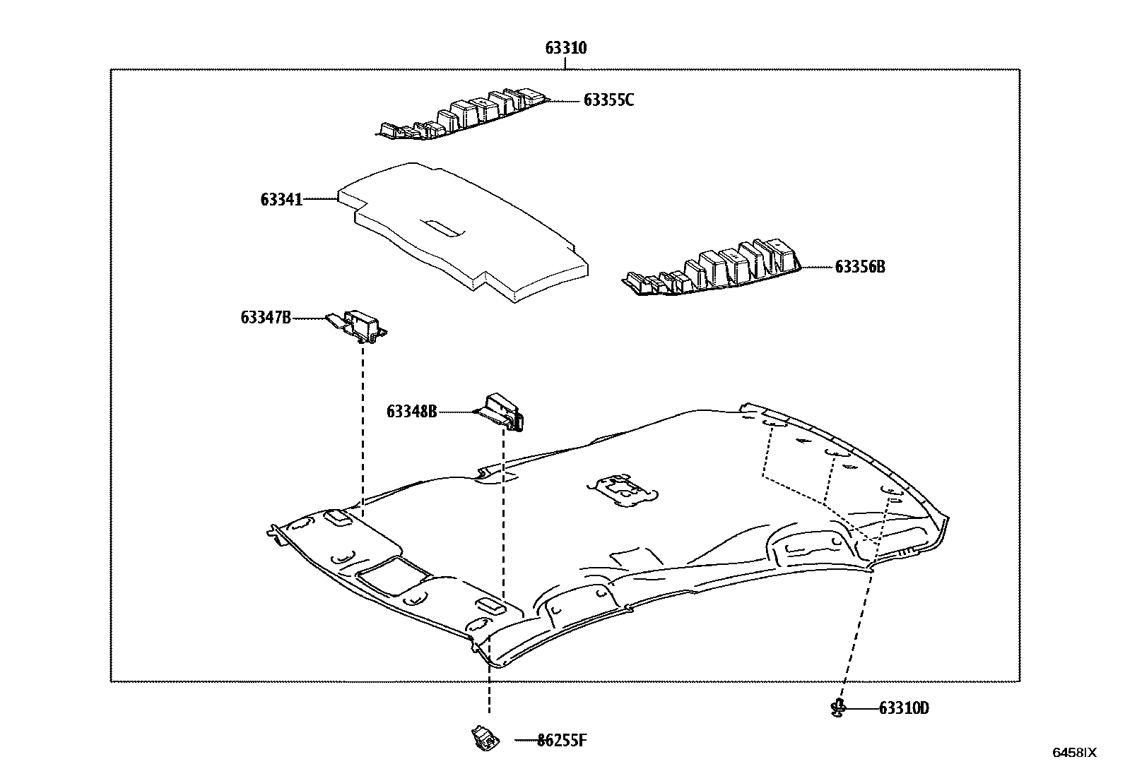 6402 — ROOF HEADLINING & SILENCER PAD